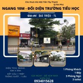 Cho thuê nhà Mặt Tiền Tây Thạnh 350m2, 1Lầu - đối diện trường Lê Lợi